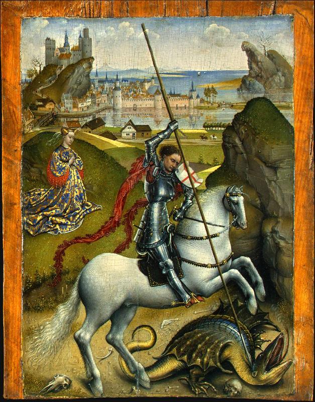 Saint George and the Dragon, Rogier van der Weyden